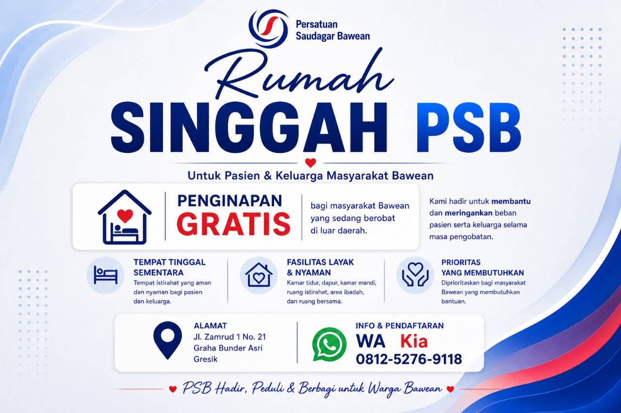 PSB Hadirkan Rumah Singgah Gratis untuk Warga Bawean